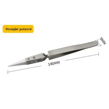 1/3 Pcs Ceramic Straight Tip Electronic Soldering Tweezers, Anti-Static Reverse
