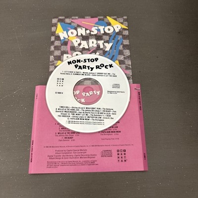 Non-Stop Party Rock Various Artists CD, 1988 Disc & Inlay Only No Case Free Ship