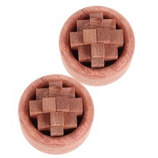 2 Pcs Natural Wood Diffuser Aromatherapy Oils for Essential Mini