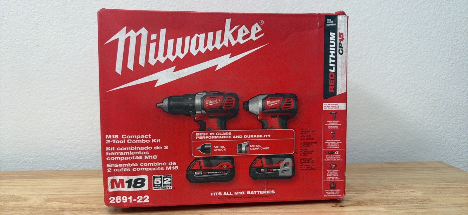 Milwaukee M18 Compact Drill Set