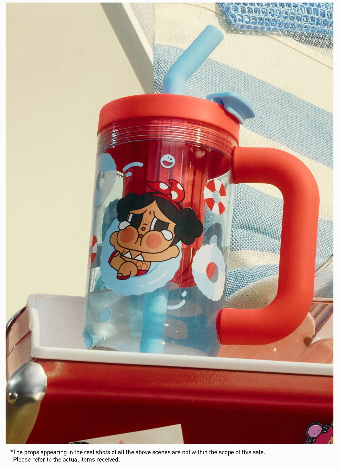 CRYBABY VACATION MODE ON SERIES-STRAW CUP FIGURE AUTHENTIC CUTE ART TOY GIFT