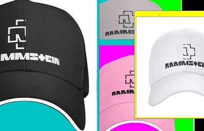 RAMM STEIN - Baseball Cap, Hard Skirt, Sticker, Rose Red, Hat, Hat, 4 Colours