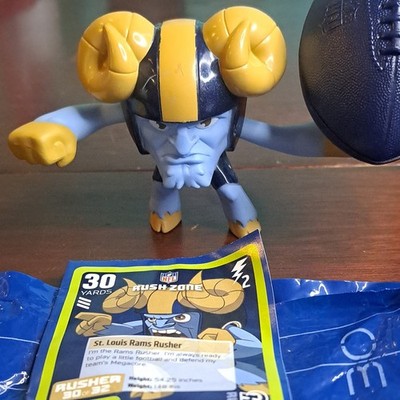 NFL Rush Zone St. Louis Rams Rusher McDonald's Toy 2013 with Card