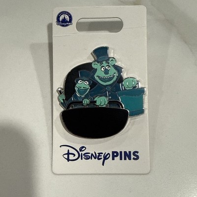 DISNEY MUPPETS KERMIT PHINEAS FOZZIE HATBOX GHOST HAUNTED MANSION DOOMBUGGY PIN