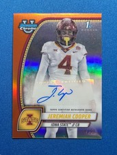 Jeremiah Cooper 2024 Bowman U Chrome Auto Orange Refractor /25 Autograph RC SP