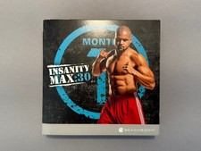 INSANITY MAX :30 Home Fitness Exercise Workout 10 DVD's Nutrition Books & Guides