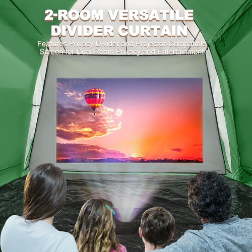 Tents for Camping, Waterproof 10 Person Family Tent with Double Layer & 4 Lar... - Picture 4 of 8