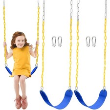 TURFEE 2 Pack Swing for Outdoor Swing Set, Swing Seat Replacement Kit with 66