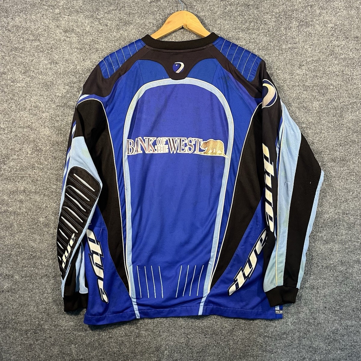 Maillot Dye Paintball Core Division 04, Manches Longues, Bleu Vintage, Taille XL, Homme