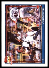 Carlton Fisk 1991 Topps #170 White Sox MLB READ FREE SHIPPING AutographDen