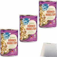 Time Out HüHner Nudeltopf 3Er Pack 3X400G Dose Usy Block