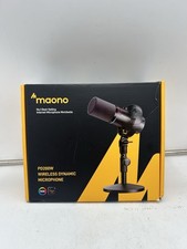Maono PD200W Wireless Dynamic Cardioid Podcast Mic RGB Monitoring Mute Jack
