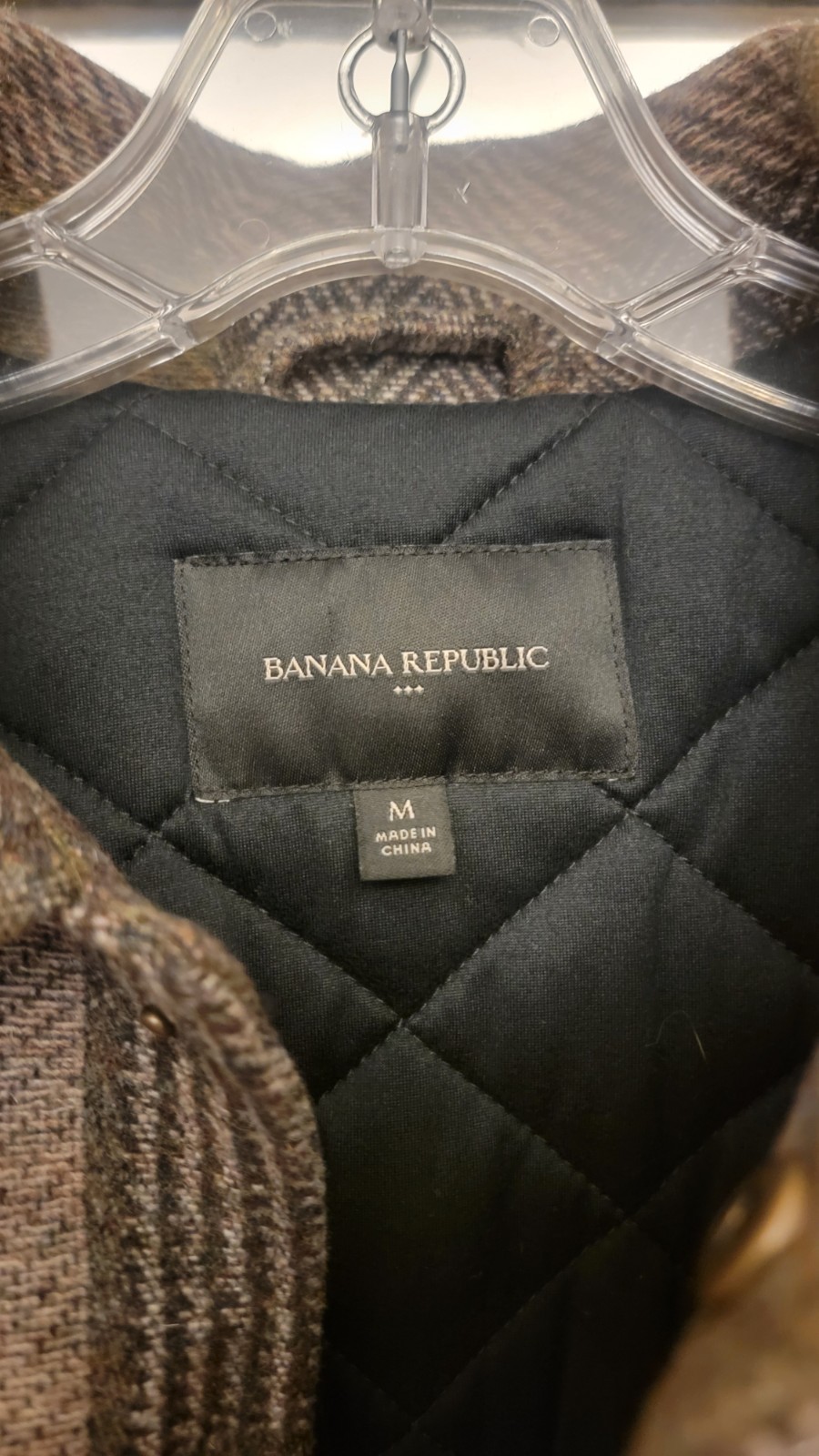 BANANA Republic Patchwork Wool Jacket M Stylish D… - image 2