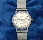 Vintage 1966 Timex 1150-2466 Sprite Mechanical/Stainless Band Men's Watch 31mm