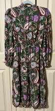 LOFT Paisley Dress Size XS Paisley And Floral Print