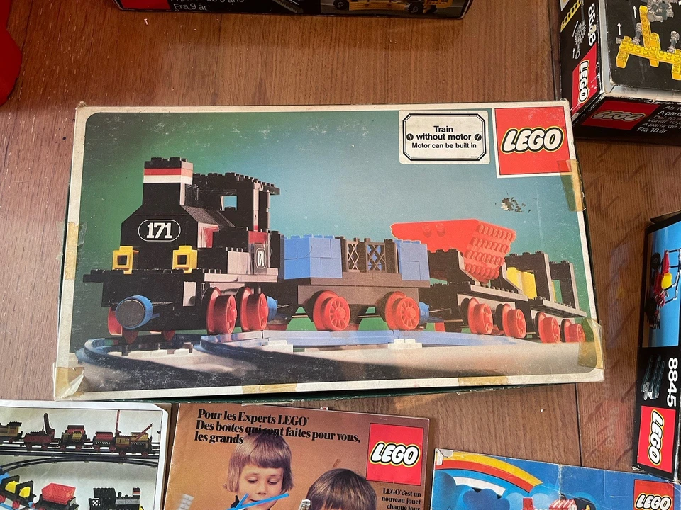 Gros Lot Lego Ancien Vintage Technic Train Collection 8845 850 171 8848 Rare - Photo 2/4