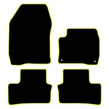 ALL WEATHER TAILORED BLACK CAR FLOOR MATS FOR PEUGEOT e308 2023 & ONWARDS