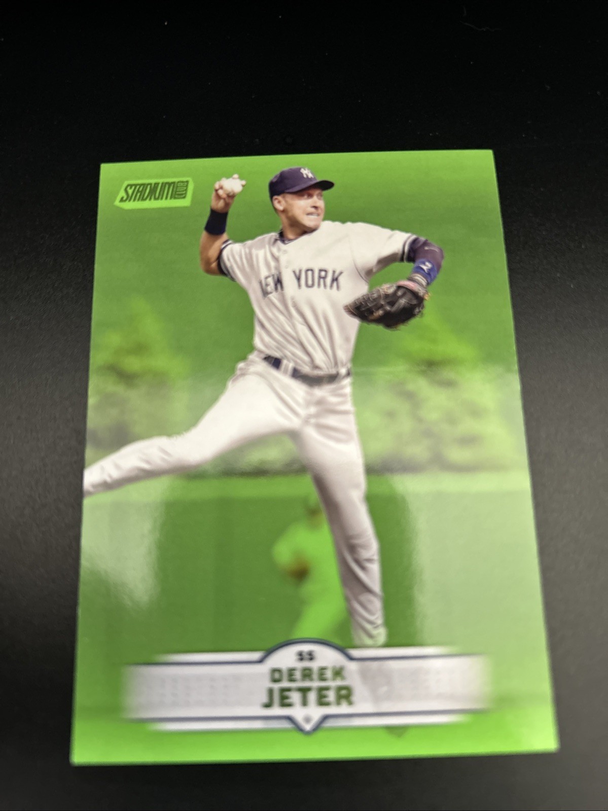 Topps 2025 Stadium Club Derek Jeter #172 Green Parallel New York Yankees
