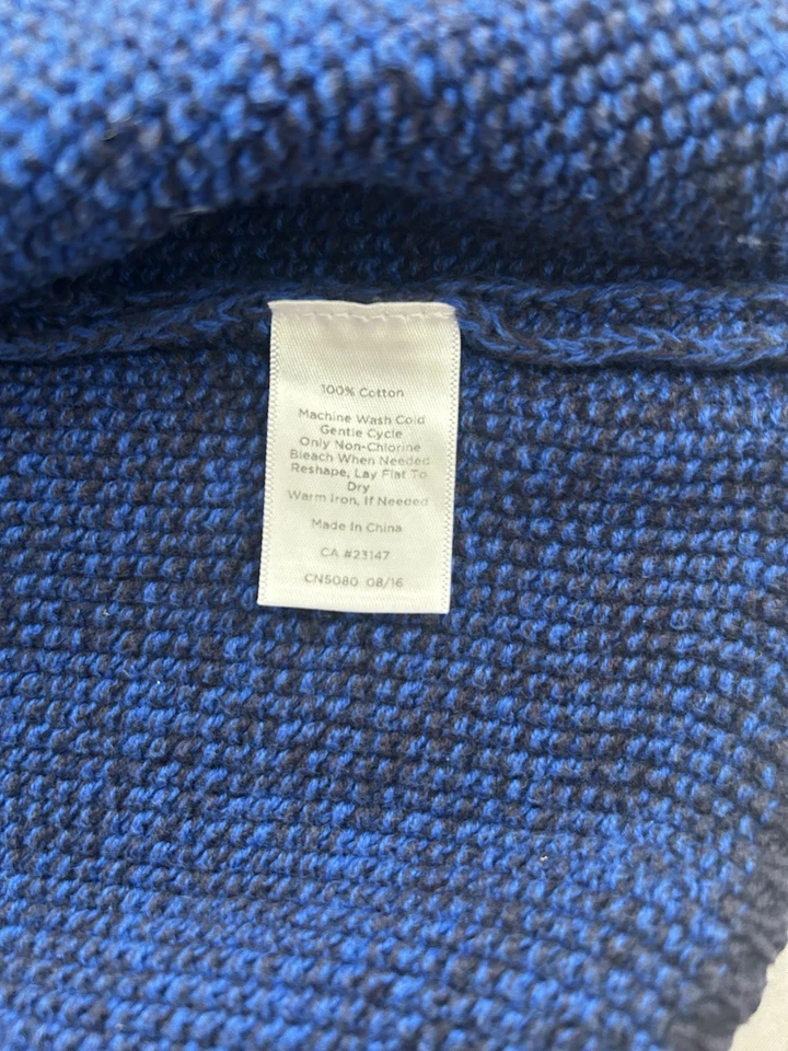 Talbots Color Block Open Cardigan Womens Size 1X Blue Comfort Classic Career - Image 4 of 4