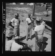 Daniel Field Georgia 1943 Air Service Command Negro Servicemen Boxing Match