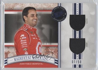 2012 Press Pass Fanfare Dual Blue 7/50 Juan Pablo Montoya #MM-JPM 0v1