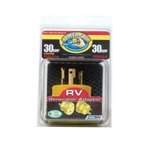 Camco 55333 30A Heavy-Duty 3-Prong Generator Adapter