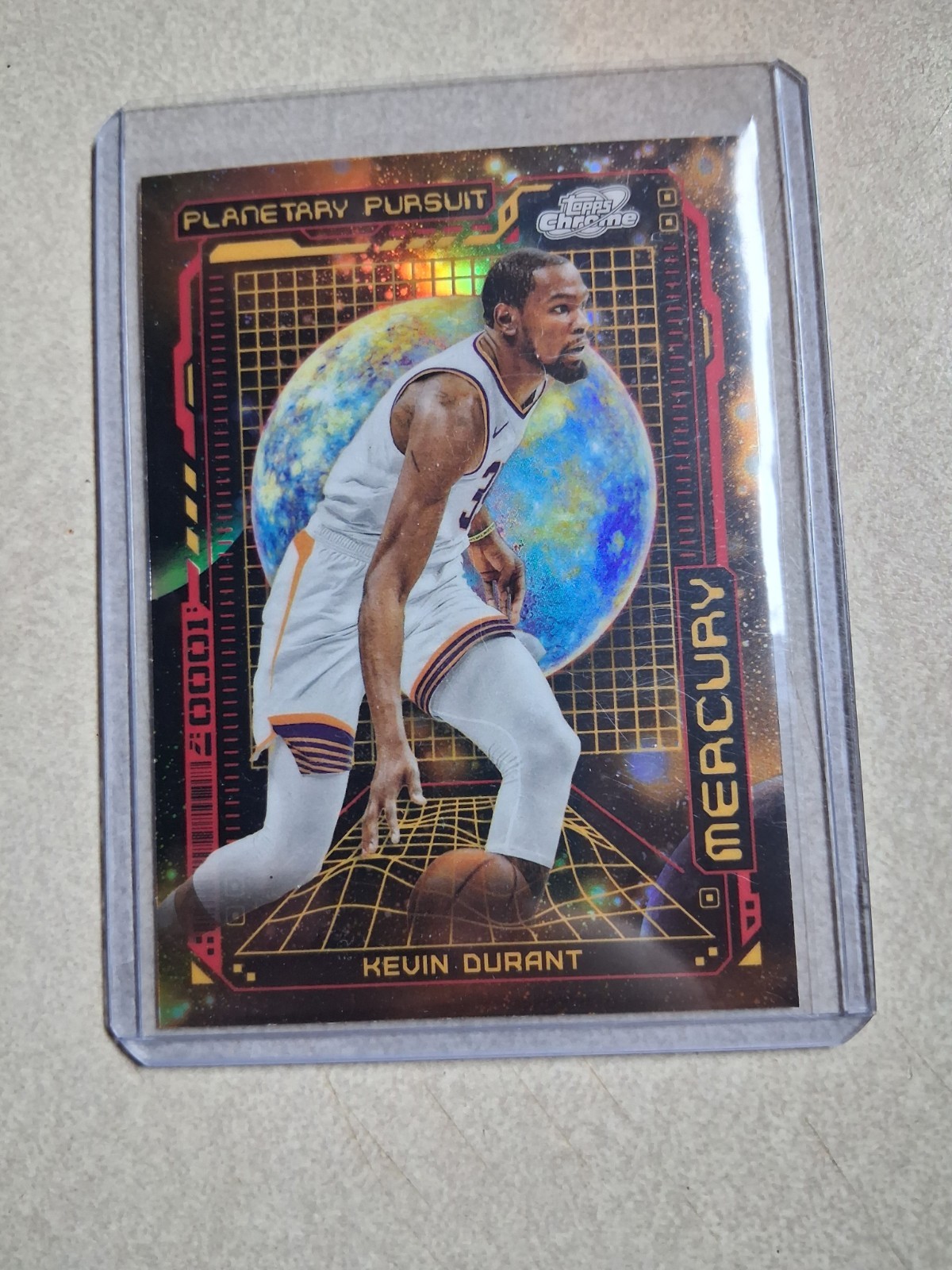 2023-24 Topps Cosmic Chrome Kevin Durant Planetary Pursuit Mercury #PPM-7 Suns