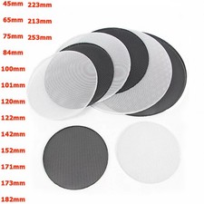 Round Hole Hemmed Metal Iron Mesh Grille Covers Speaker Loudspeaker Horn Repair