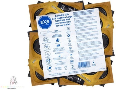   100 EXS Kondome Magnum Large 60mm  Condome