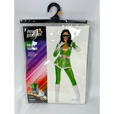 Spirit Halloween Adult Women Small 4-6 Green Power Rangers Costume Jumpsuit