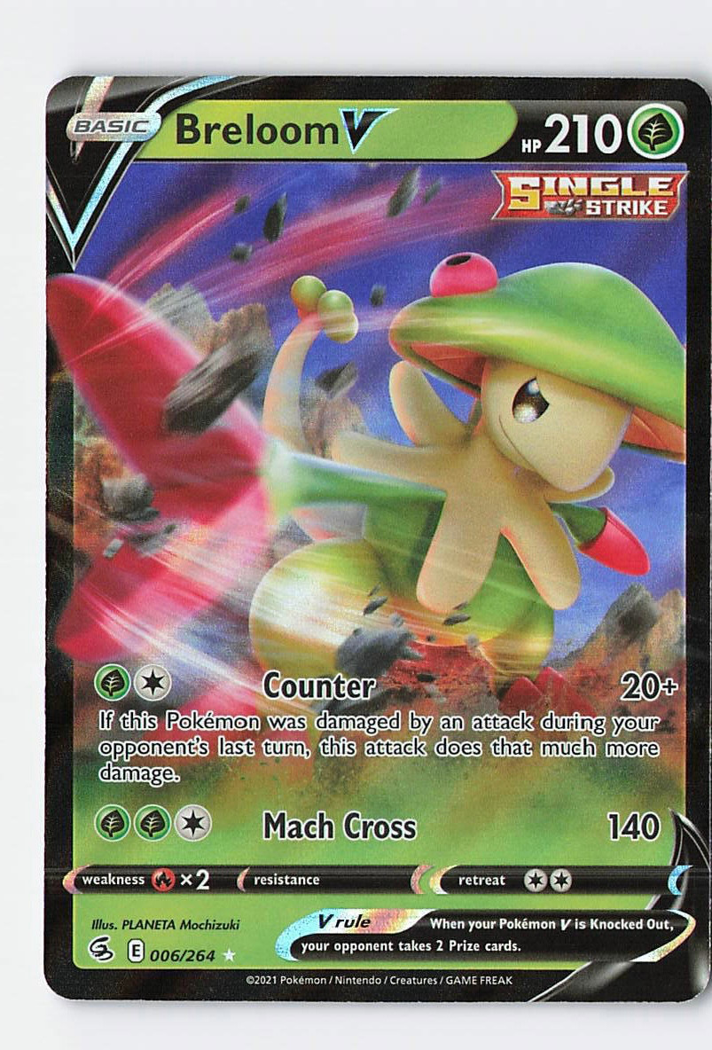 Breloom V - Pokemon Fusion Strike #6 NM