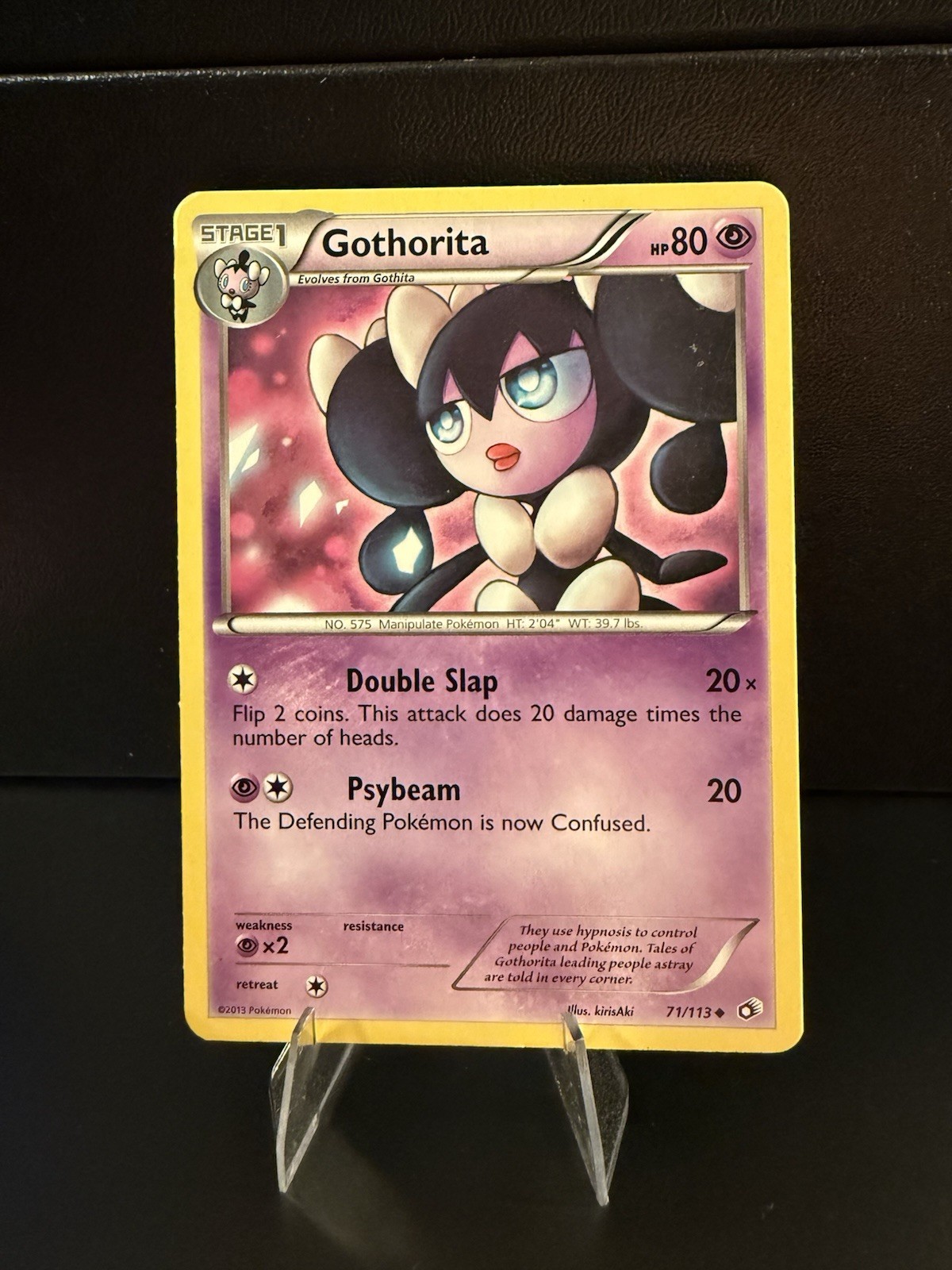 Gothorita 71/113 Uncommon Legendary Treasures Pokemon TCG Moderately Played