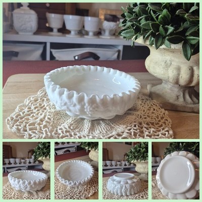 Vintage Westmooreland Paneled Grape Bon Bon Dish