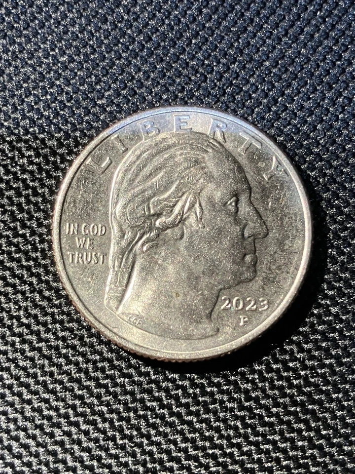 Rare 2023 P-Error Bessie Coleman quarter error “In Cod We Trust” - Image 3 of 3