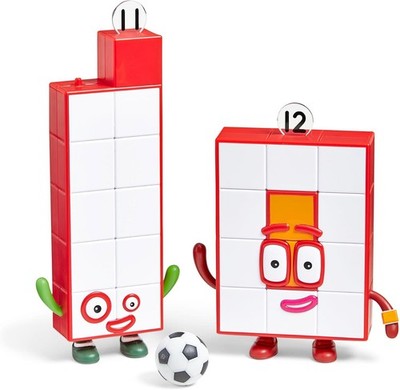 hand2mind Numberblocks Friends Eleven and Twelve Figures, Numbers for... 