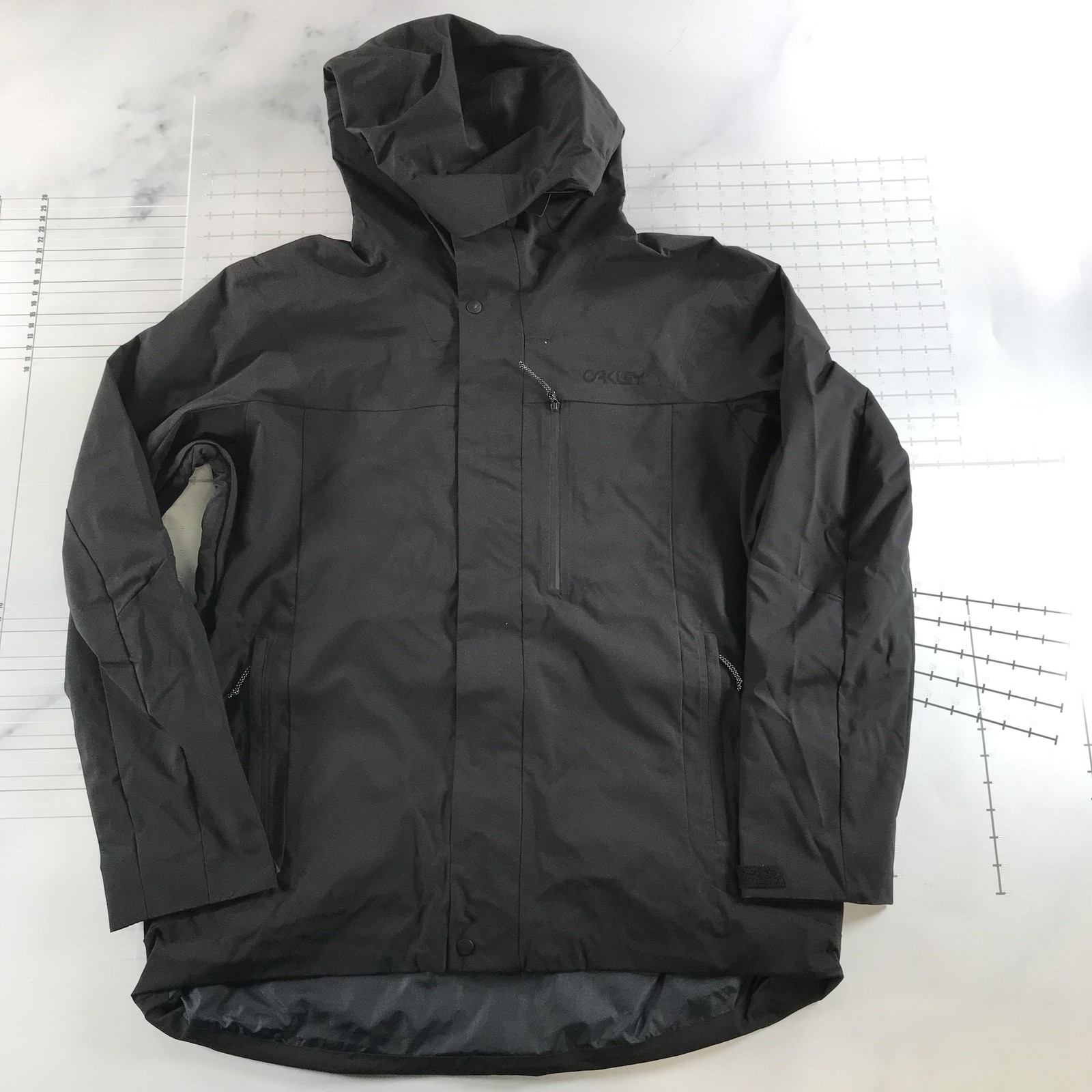 Mens Large Black New Tnp Bzi Shell Ski Parka Fn Dry 10k Foa4