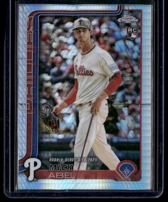2025 Topps Chrome Update #USC87 Mick Abel Prism Refractors