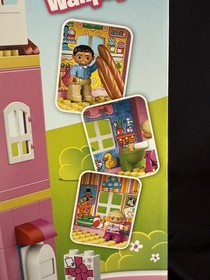 NEW Sealed LEGO Duplo Play House 10505 Shower Wallpaper Mom Dad Cat Girl Home