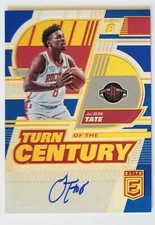 2022-23 Donruss Elite Jae'sean Tate AUTO BLUE Turn of the Century 08/25 #TCS-JAE