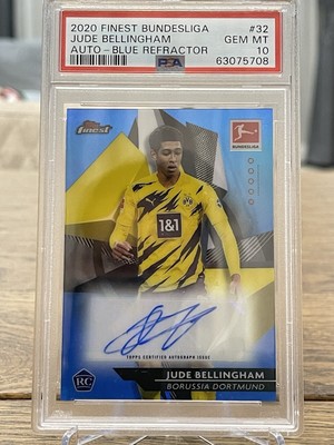 2020-21 Topps Finest Bundesliga #32 Jude Bellingham RC Auto 9/65 