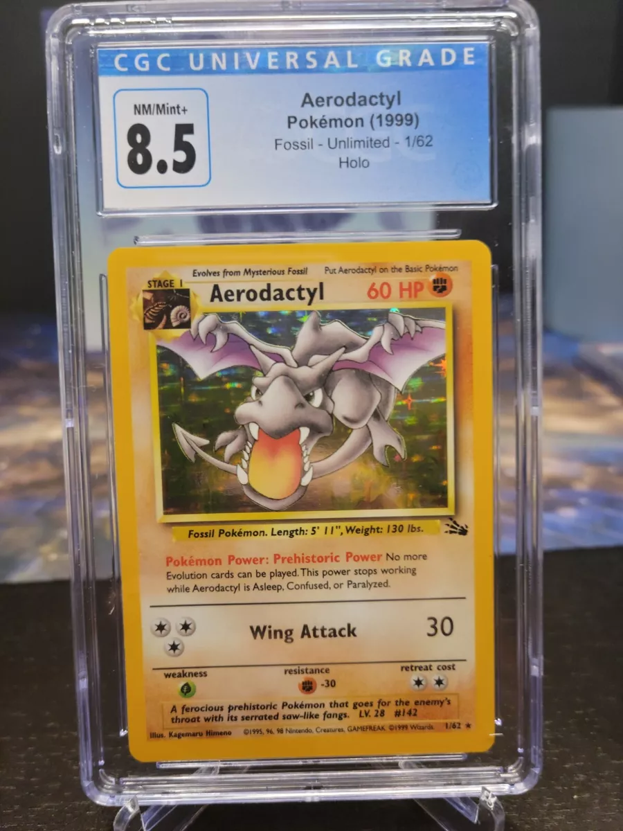 Pokemon Aerodactyl 1/62 Holo Fossil - NM 