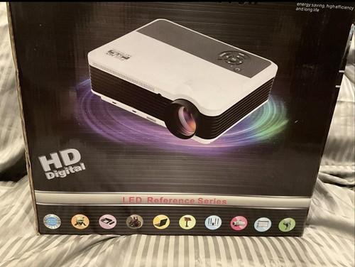 Digital LED Projector Android HD Image LCD HDMI VGA USB NEW - Picture 2 of 5