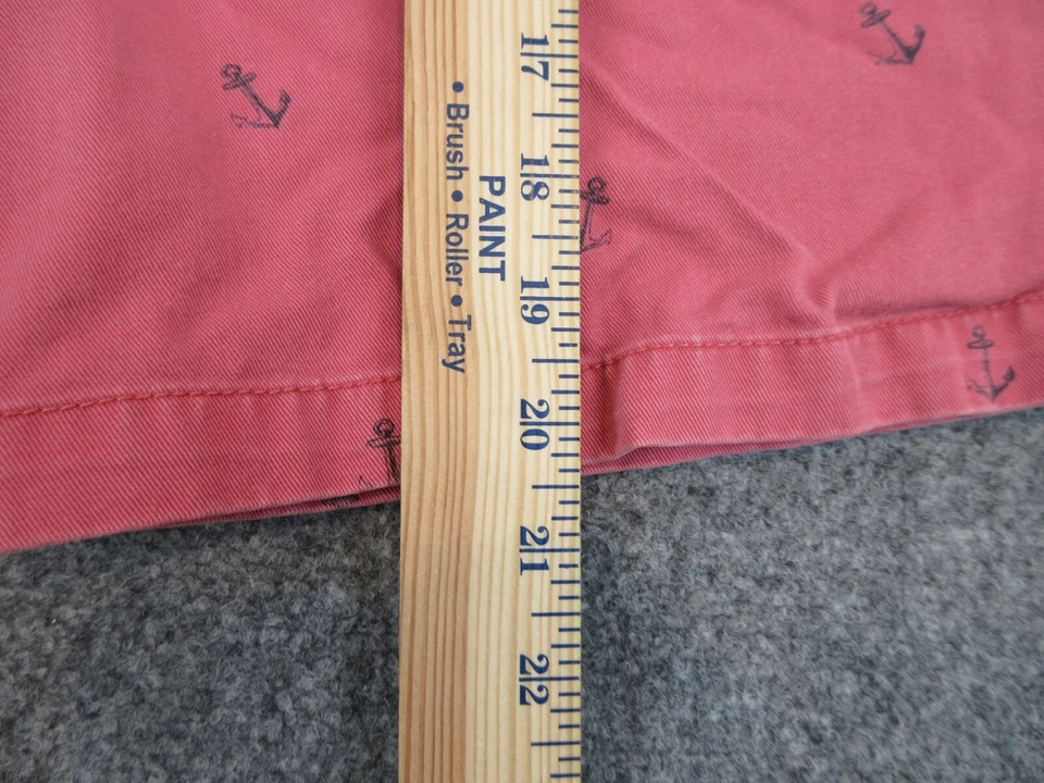 Pantalones Cortos Izod Para Hombre Adulto 36 Rojo Todo Ancla Logo Preppy Golf Informal 36x20 Foto 4 de 4