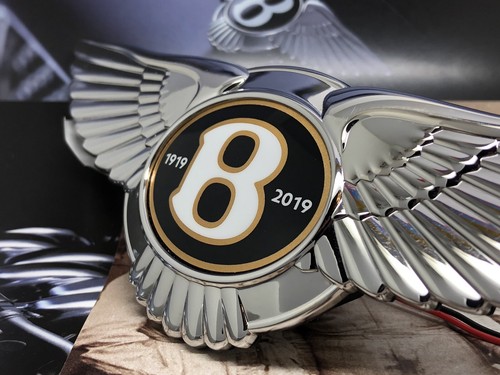 Bentley Badge Chrome Wings Bentley Boot Trunk Relase Mechanism Button Bagde - Picture 6 of 11
