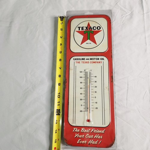New - Texaco Metal Sign Thermometer - Open Road Brand - Picture 5 of 6