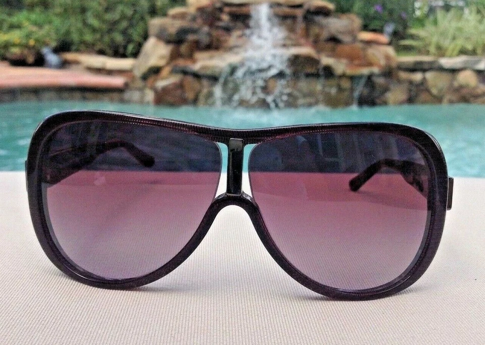 BURBERRY ЖЕНЩИН ЩИТ СОЛНЦЕЗАЩИТНЫЕ ОЧКИ ТЕМНО ФИОЛЕТОВЫЙ B 4093 3224/8H 135 ХРАМ NW