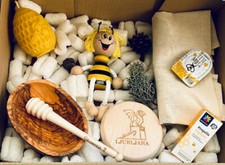 Slovenian Handmade Gift eco-set box with cand...