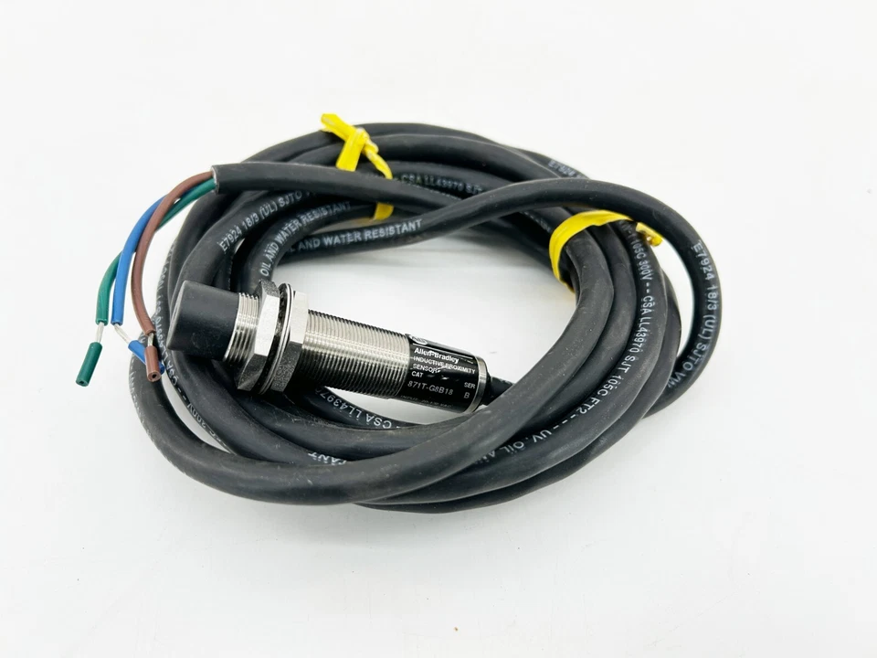 New Allen Bradley 871T-G8B18 Inductive Proximity Sensor 132VAC 8MM Sensing Dista - Image 4 of 4