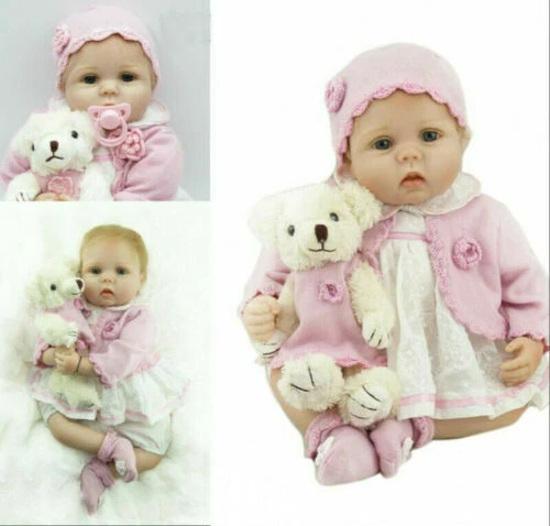 Bambole Reborn biondi fatto a mano in silicone