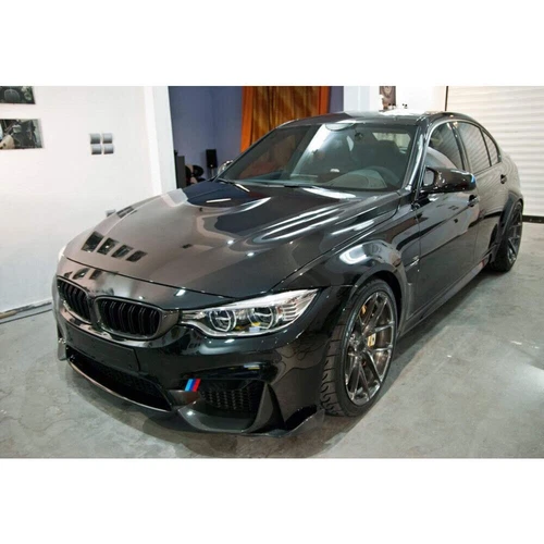 For BMW F80 M3 F82 F83 M4 14-19 Carbon Fiber Front Bumper Splitters Lip Flaps - Imagen 2 de 11